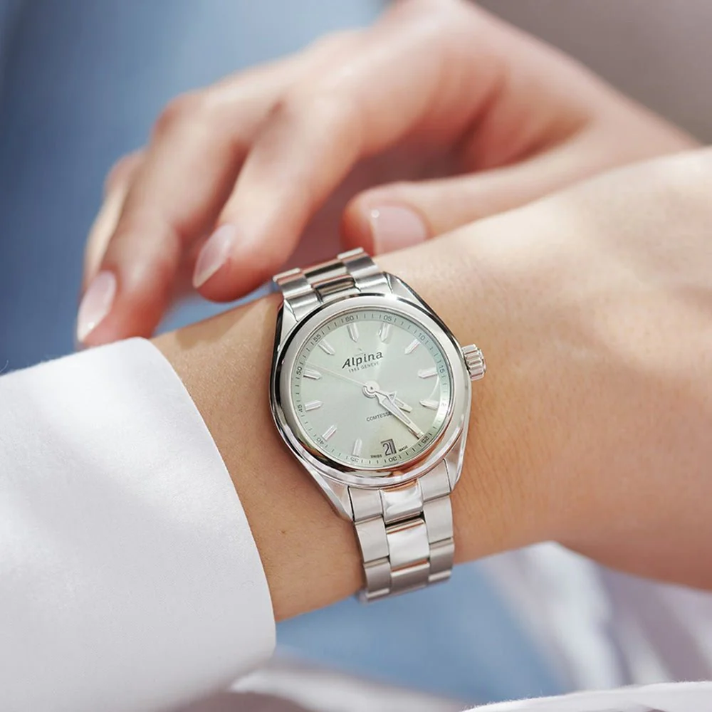 Alpina Alpiner Comtesse 34mm AL-240LGR2C6B - Image 3
