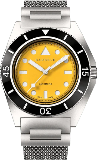 Bausele 39.5mm Endless Sunrise Good Vibes Yellow - Image 4