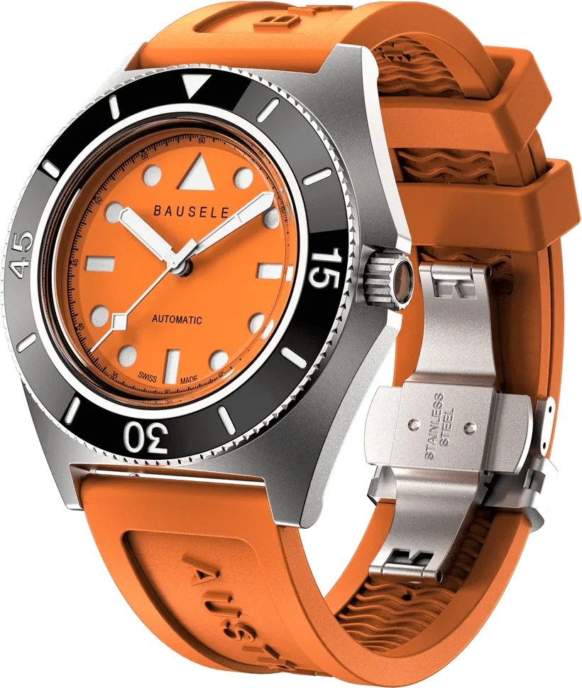 Bausele 39.5mm Endless Sunrise Tangerine Sun - Image 4