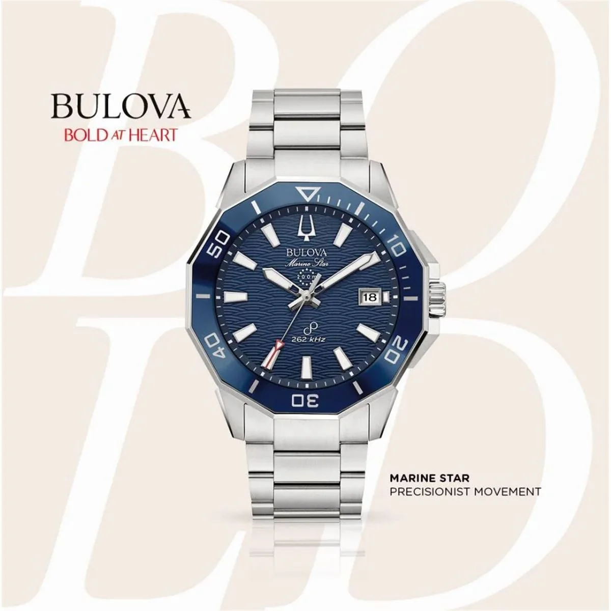 Bulova Marine Star Precisionist 43mm 96B433 - Image 4