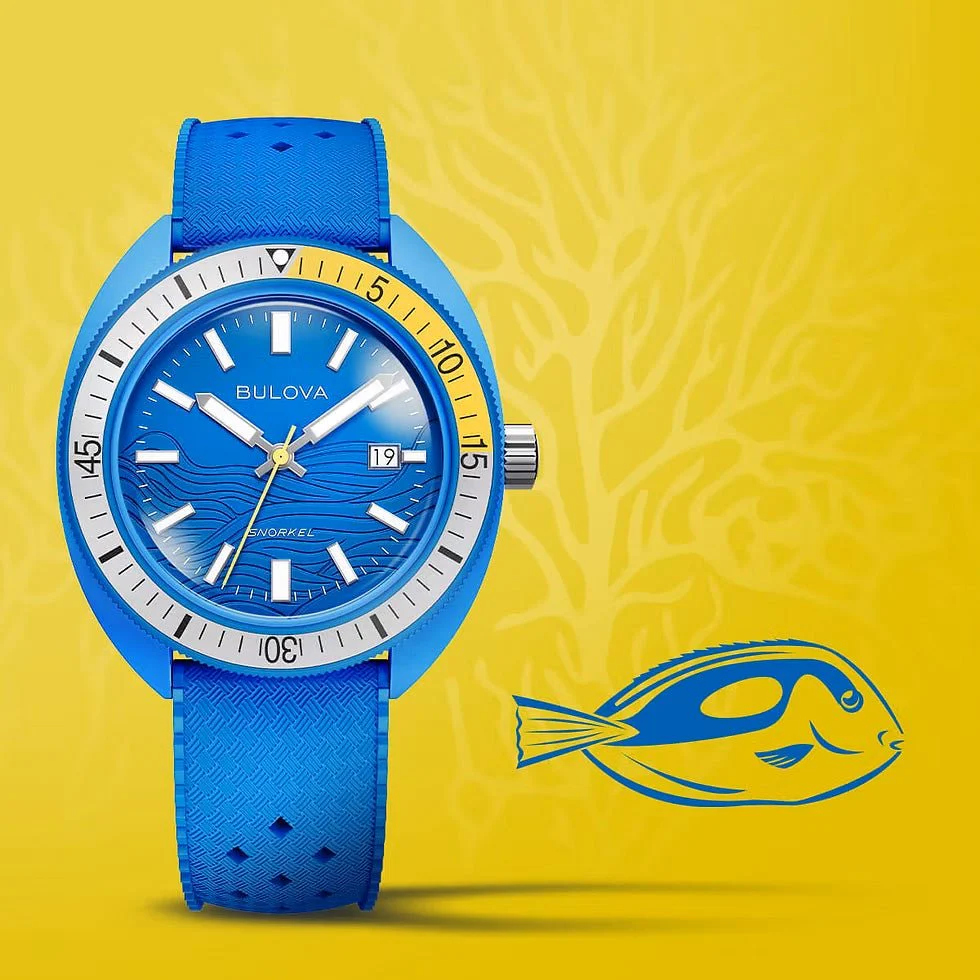 Bulova Blue Tang Snorkel 41mm 98B445 - Image 4