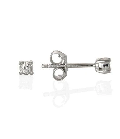 Diamond Stud Earrings 0.07ct - Image 3