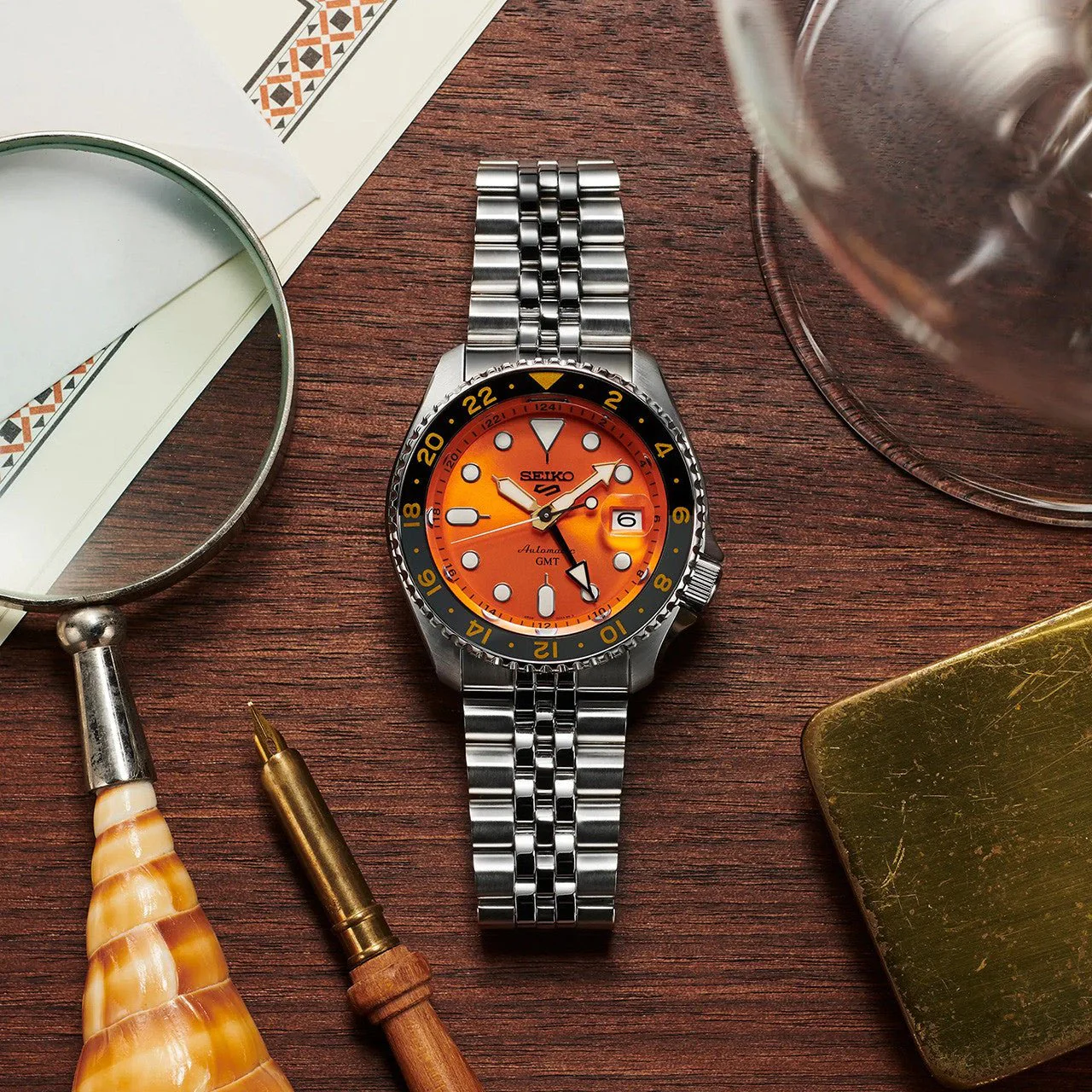 Seiko 5 Sports GMT 42.5mm SSK005K - Image 3