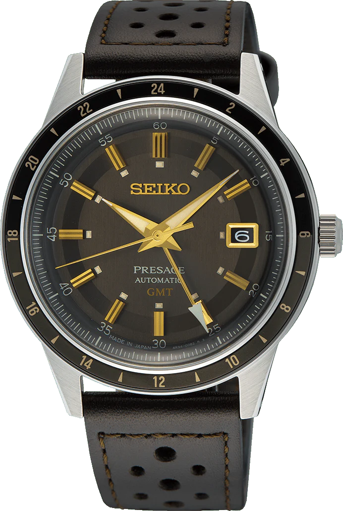 Seiko Presage Style 60s GMT 40.8mm SSK013J