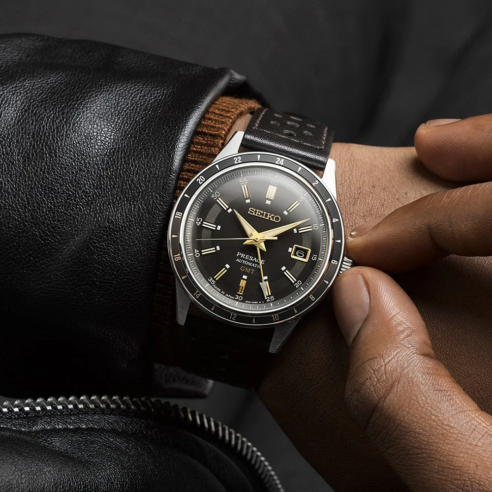 Seiko Presage Style 60s GMT 40.8mm SSK013J - Image 4