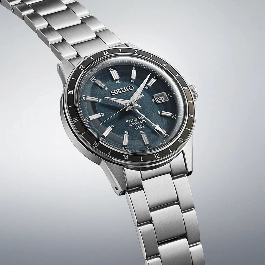 Seiko Presage Style 60s GMT 40.8mm SSK009J - Image 3