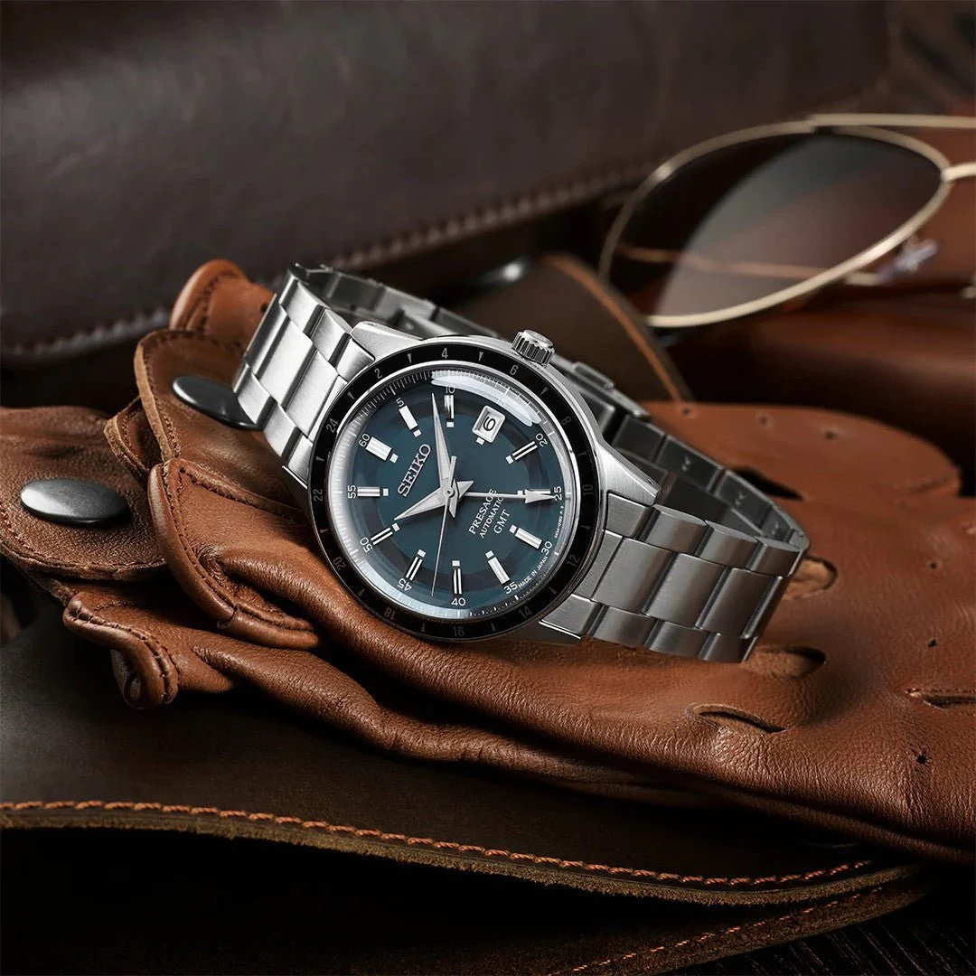 Seiko Presage Style 60s GMT 40.8mm SSK009J - Image 4