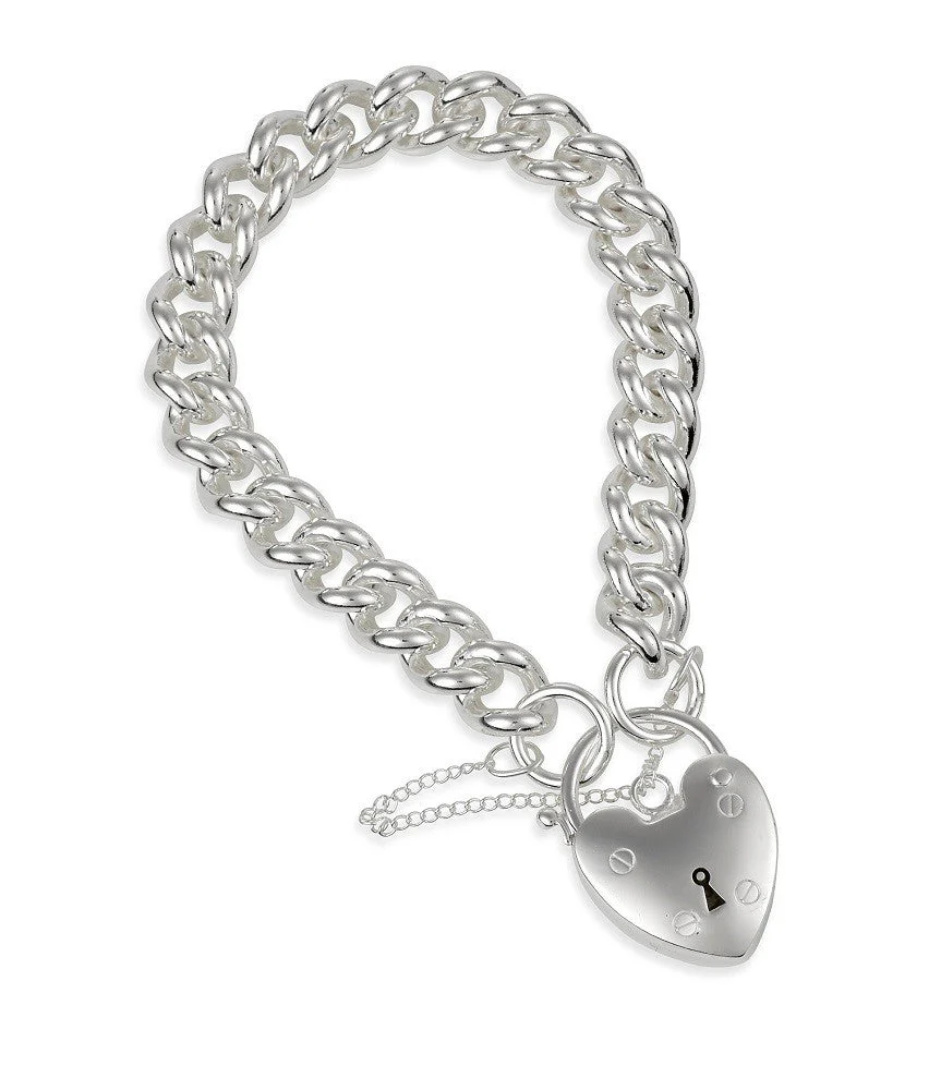 Silver Padlock Bracelet CPS - Image 2