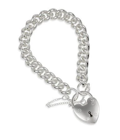 Silver Padlock Bracelet CPS - Image 3