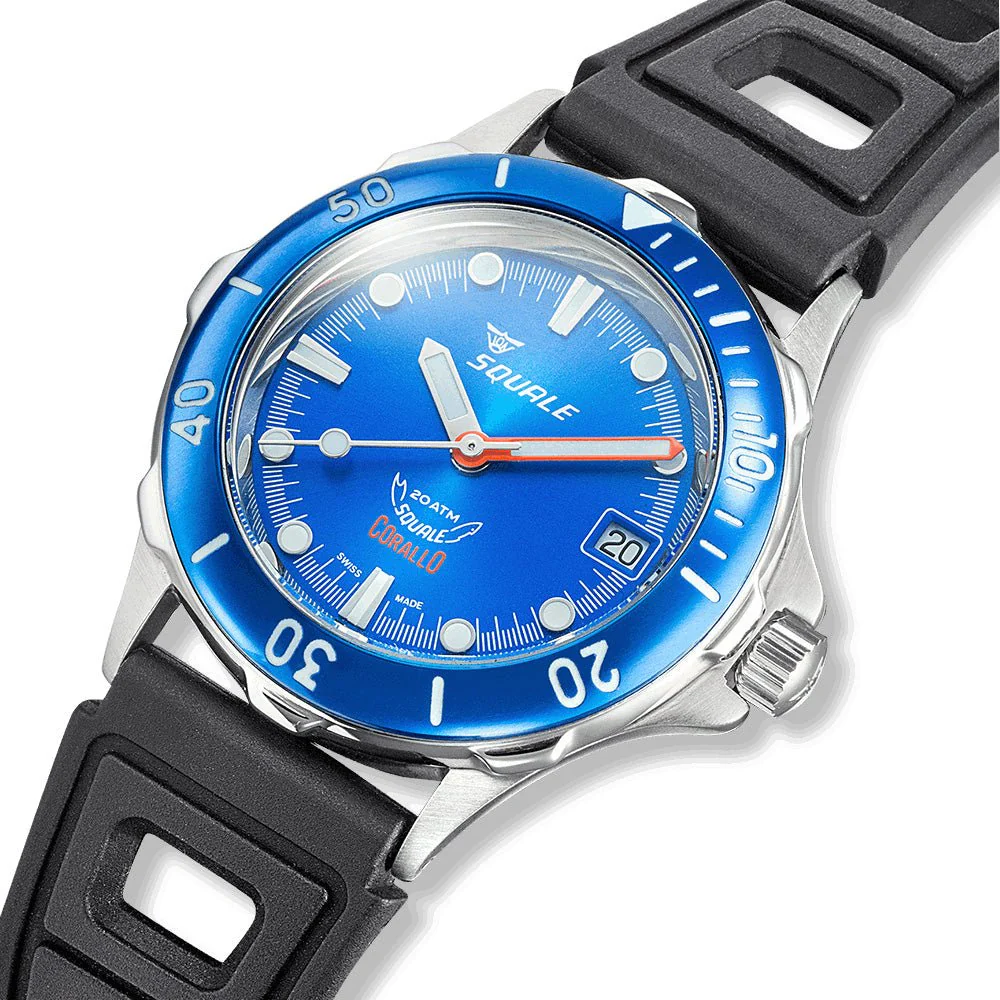 Squale Corallo 36.8mm CORALBLBL.RBK - Image 3