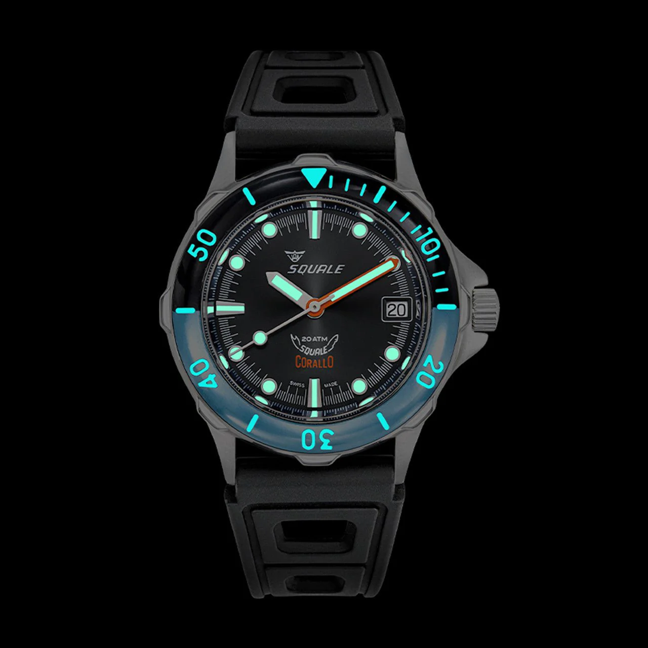 Squale Corallo 36.8mm CORALBICBK.RBK - Image 3